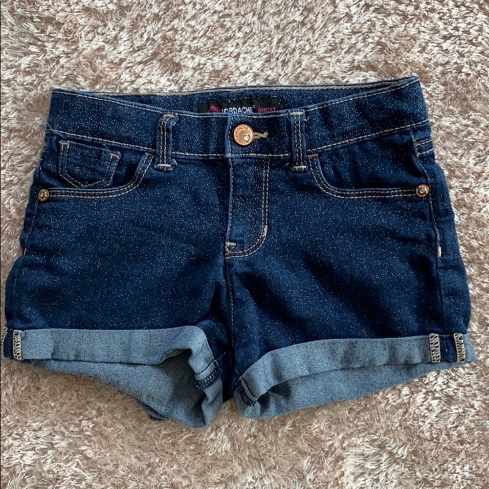 Jordache Glitter Jean Shorts